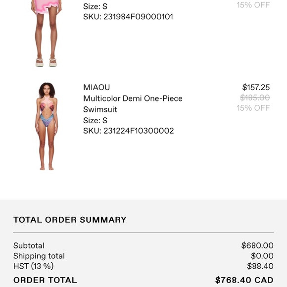 PH5 PINK SKIRT SET - SIZE S - Picture 8 of 15